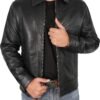 Fit Leather Bomber